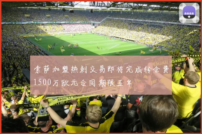 索萨加盟热刺交易即将完成转会费1500万欧元合同期限五年
