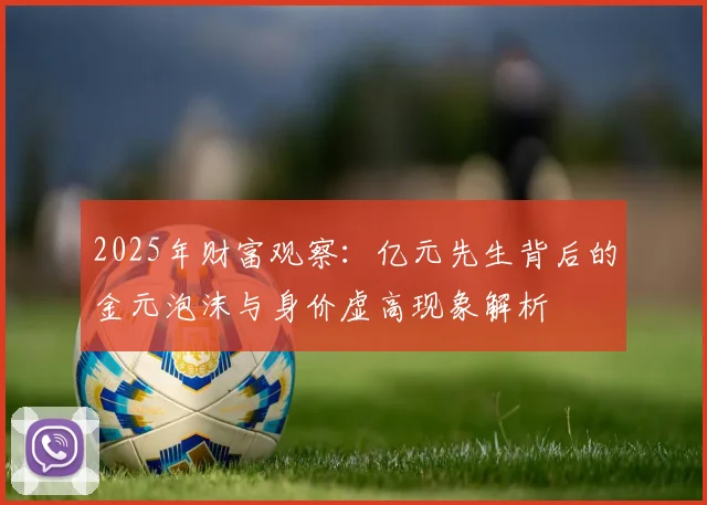 2025年财富观察：亿元先生背后的金元泡沫与身价虚高现象解析
